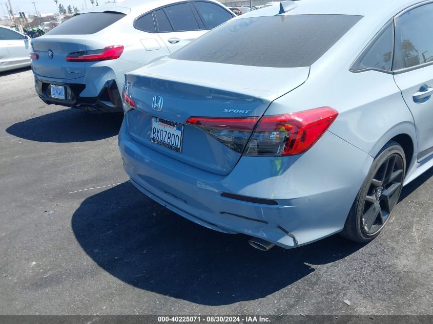 2022 Honda Civic Sport VIN: 2HGFE2F58NH502995 Lot: 40225071