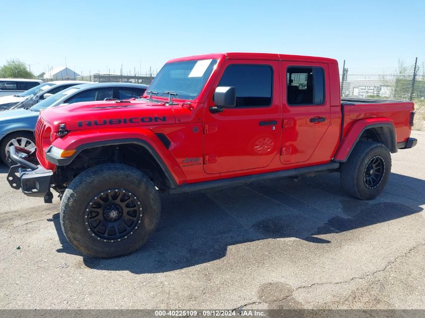 2021 Jeep Gladiator Rubicon 4X4 VIN: 1C6JJTBG7ML609837 Lot: 40225109