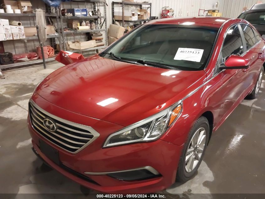 2016 Hyundai Sonata Se VIN: 5NPE24AF1GH290983 Lot: 40225123