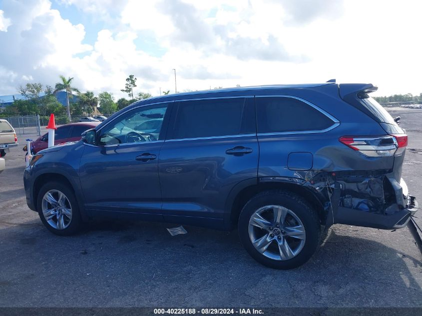 2019 Toyota Highlander Limited VIN: 5TDDZRFH4KS983354 Lot: 40225188