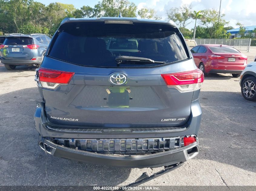 2019 Toyota Highlander Limited VIN: 5TDDZRFH4KS983354 Lot: 40225188