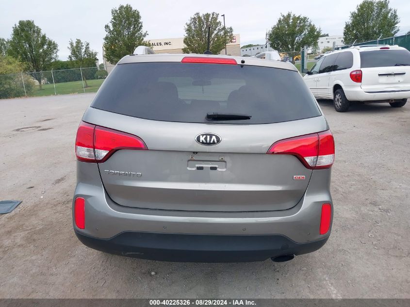 2014 Kia Sorento Lx VIN: 5XYKTCA62EG522652 Lot: 40225326