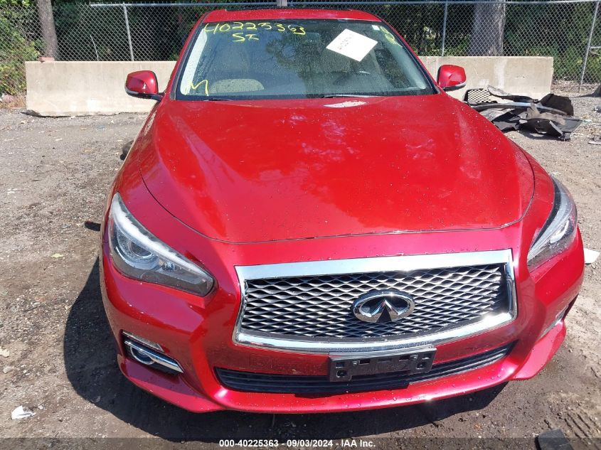 2014 Infiniti Q50 Premium VIN: JN1BV7AR8EM682631 Lot: 40225363