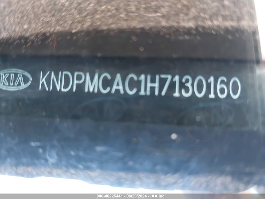 KNDPMCAC1H7130160 2017 Kia Sportage Lx