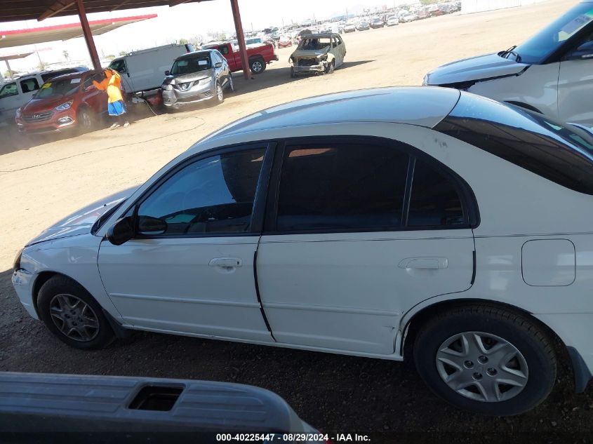 2003 Honda Civic Lx VIN: 1HGES16543L014304 Lot: 40225447