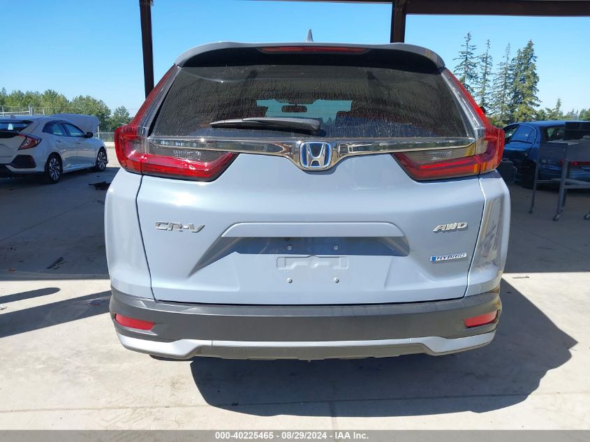 2022 Honda Cr-V Hybrid Ex VIN: 5J6RT6H58NL046936 Lot: 40225465