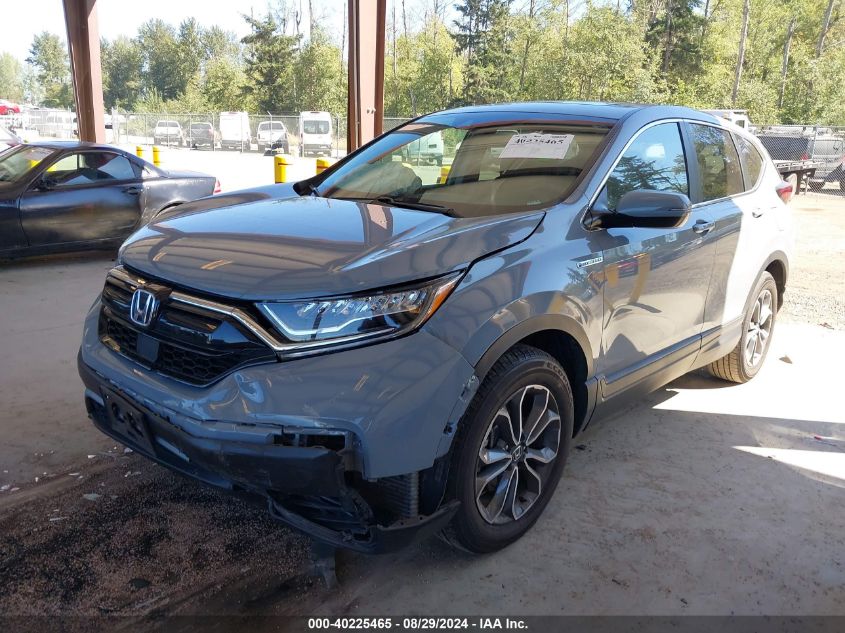 2022 Honda Cr-V Hybrid Ex VIN: 5J6RT6H58NL046936 Lot: 40225465