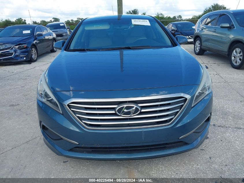 2016 Hyundai Sonata Se VIN: 5NPE24AF2GH391871 Lot: 40225494