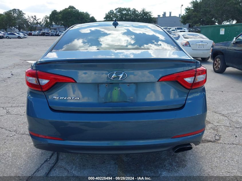 2016 Hyundai Sonata Se VIN: 5NPE24AF2GH391871 Lot: 40225494