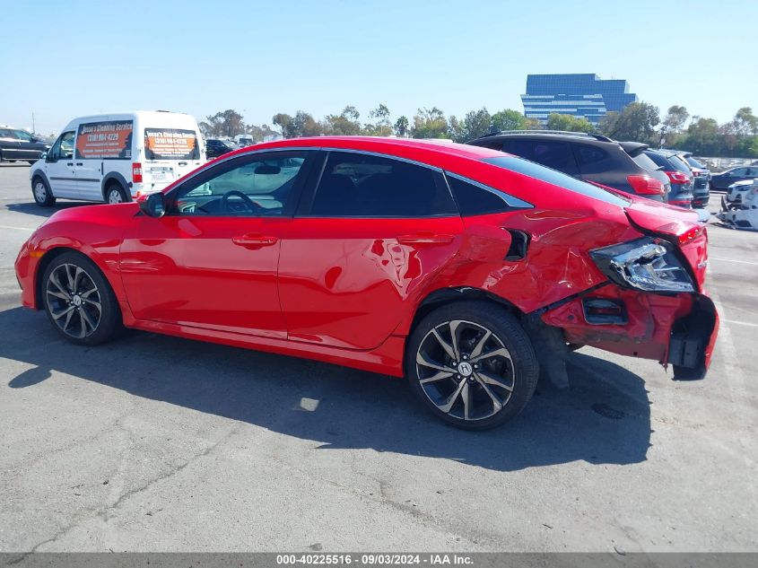 2019 Honda Civic Sport VIN: 2HGFC2F83KH518792 Lot: 40225516