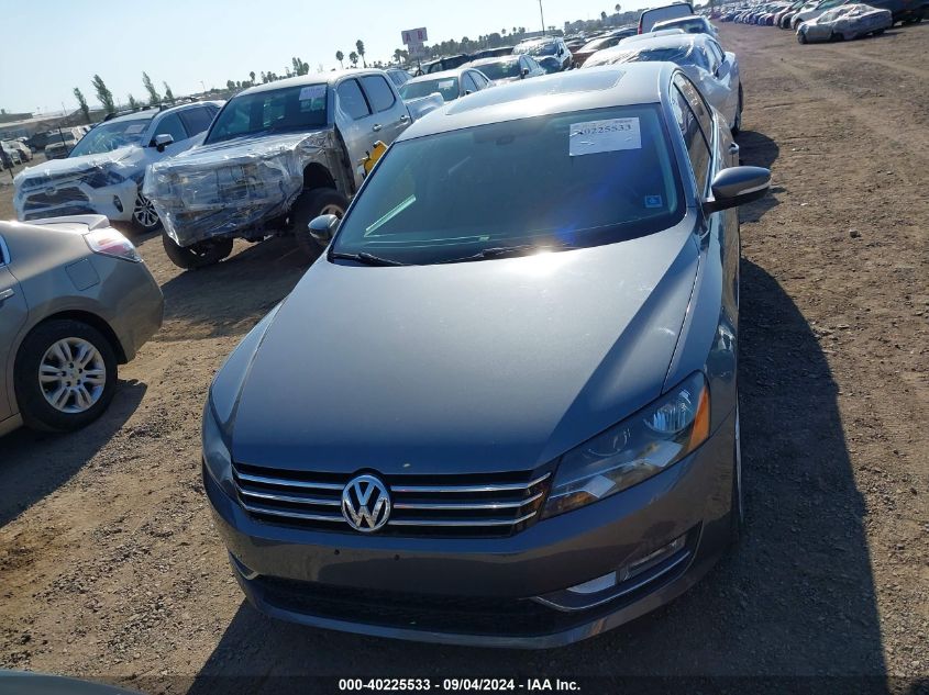 2013 Volkswagen Passat 2.0L Tdi Sel Premium VIN: 1VWCN7A3XDC093319 Lot: 40225533