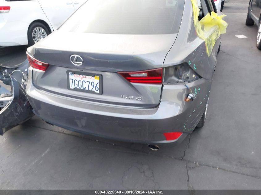 2014 Lexus Is 250 VIN: JTHBF1D24E5037389 Lot: 40225540