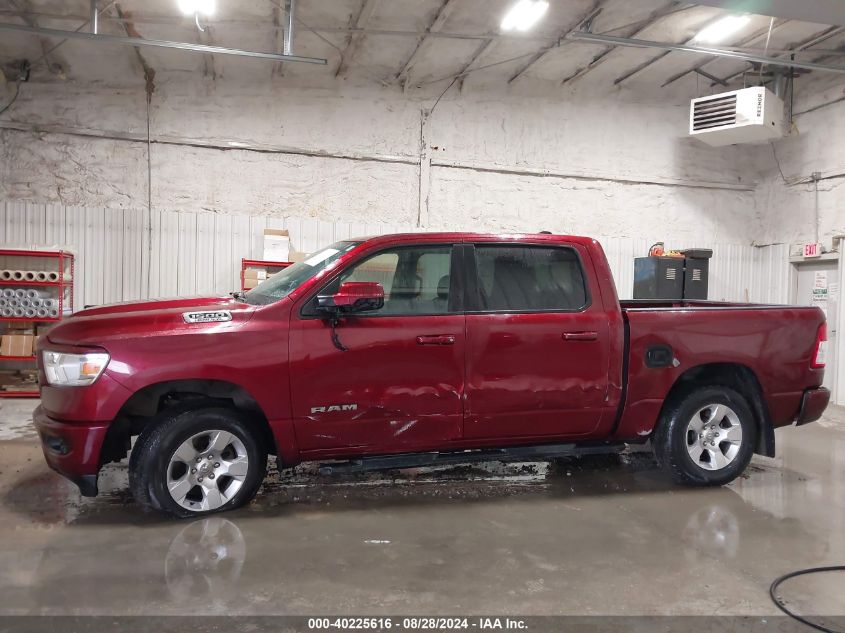 2019 Ram 1500 Big Horn/Lone Star 4X4 5'7 Box VIN: 1C6SRFFT0KN598817 Lot: 40225616