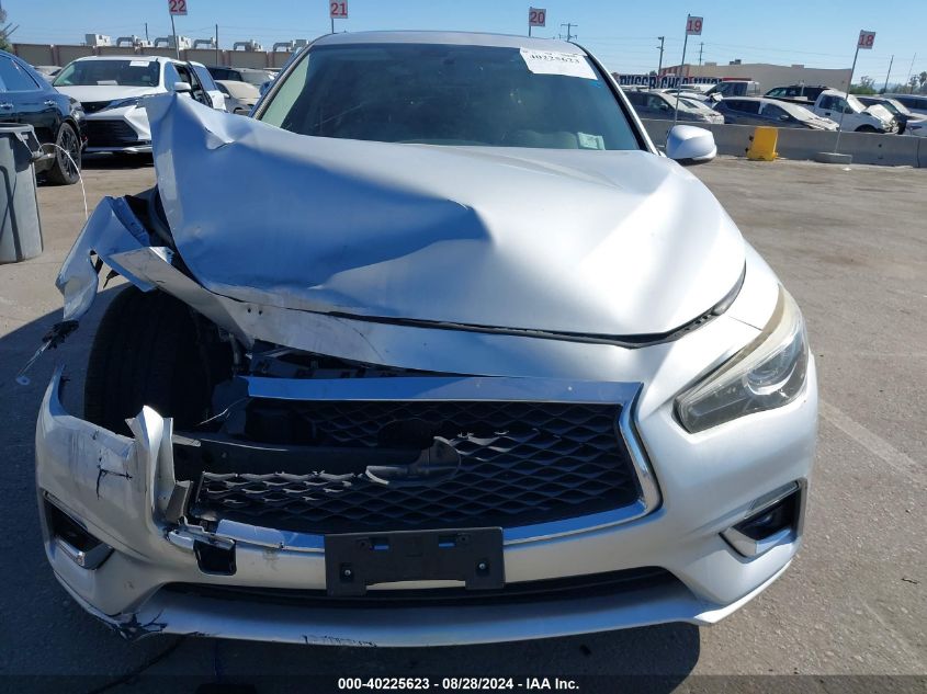 2018 Infiniti Q50 3.0T Luxe VIN: JN1EV7AP5JM592245 Lot: 40225623