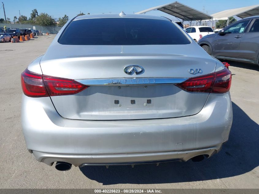 2018 Infiniti Q50 3.0T Luxe VIN: JN1EV7AP5JM592245 Lot: 40225623