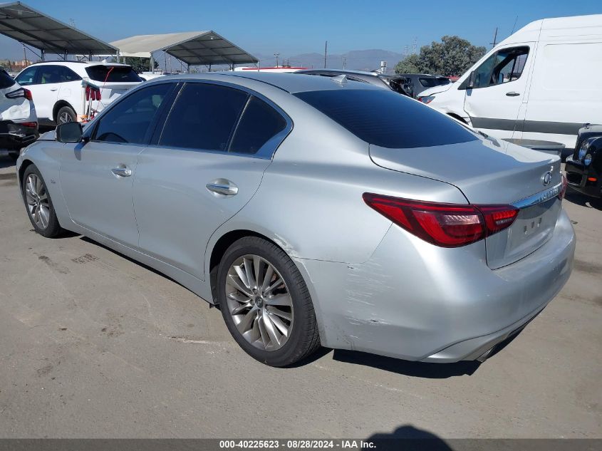 2018 Infiniti Q50 3.0T Luxe VIN: JN1EV7AP5JM592245 Lot: 40225623