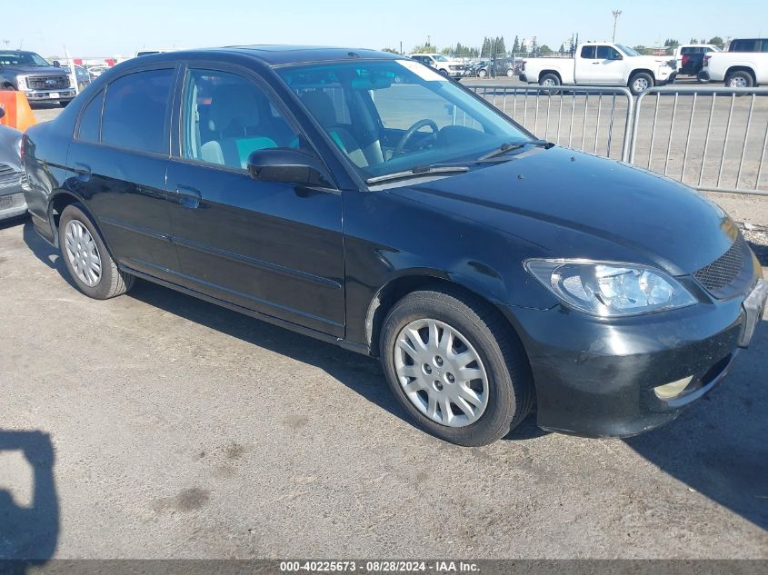 2004 Honda Civic Ex VIN: 2HGES26704H548020 Lot: 40225673