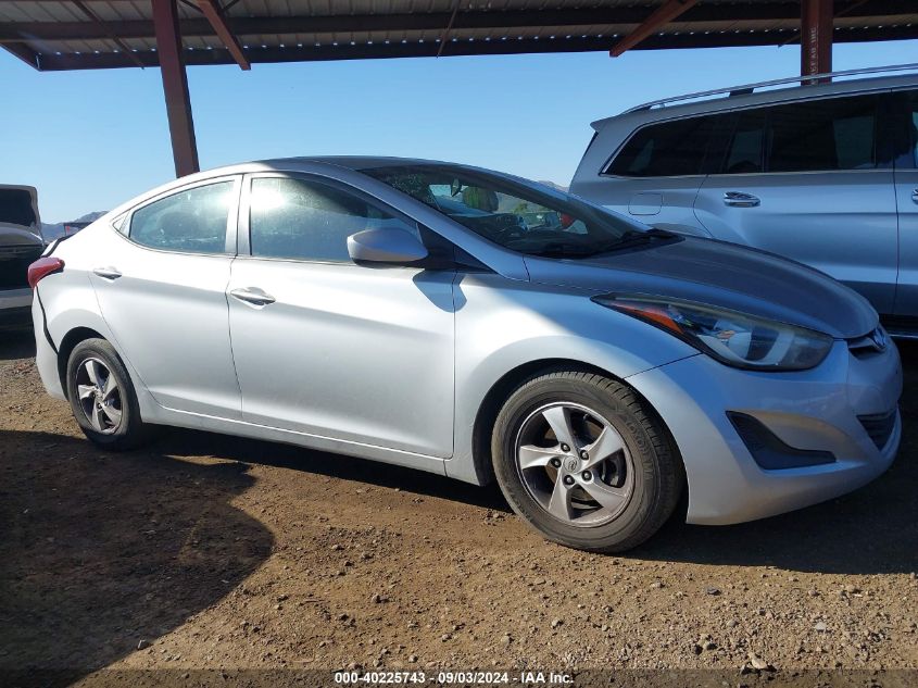 5NPDH4AE6EH516031 2014 Hyundai Elantra Se