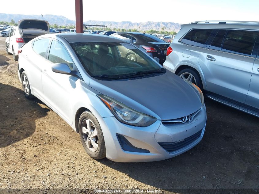 2014 Hyundai Elantra Se VIN: 5NPDH4AE6EH516031 Lot: 40225743