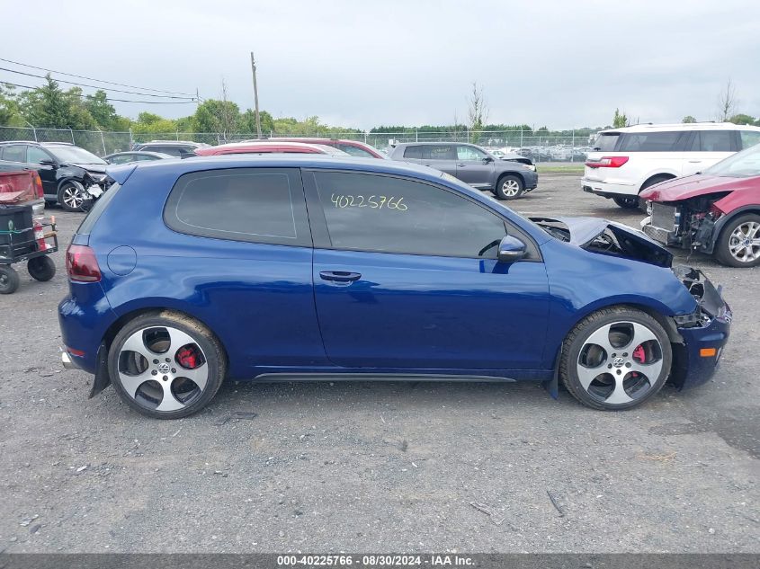 2011 Volkswagen Gti 2-Door VIN: WVWFD7AJ2BW189197 Lot: 40225766