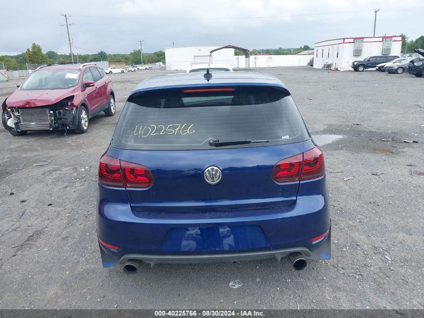 2011 Volkswagen Gti 2-Door VIN: WVWFD7AJ2BW189197 Lot: 40225766