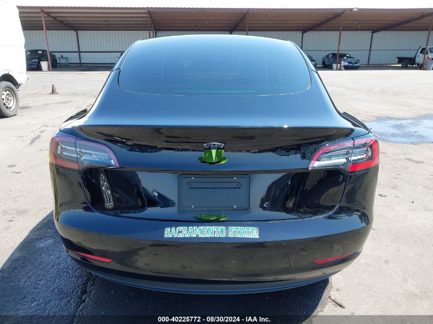 2021 Tesla Model 3 Standard Range Plus Rear-Wheel Drive VIN: 5YJ3E1EA5MF067237 Lot: 40225772