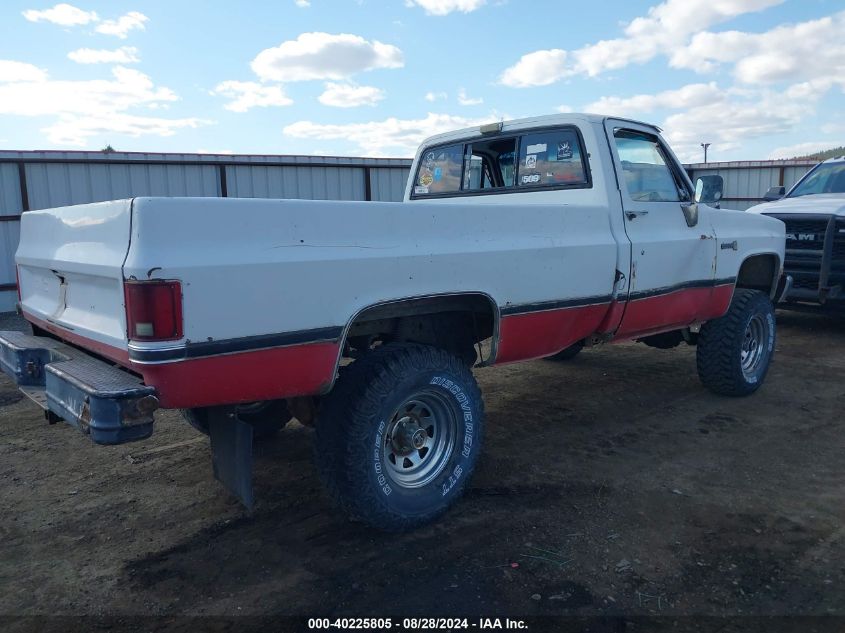 1GTEK14H3GJ521014 1986 GMC K1500