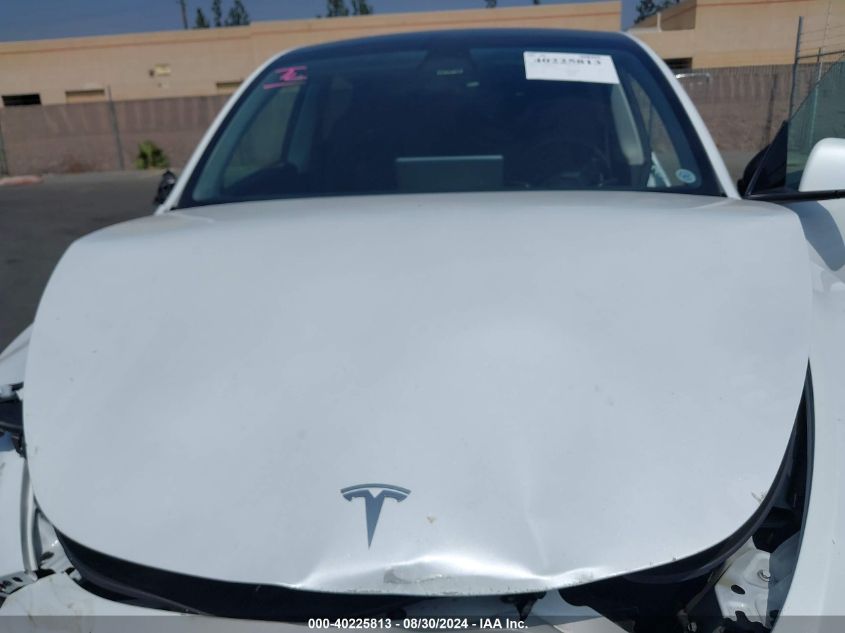 2023 Tesla Model Y Awd/Long Range Dual Motor All-Wheel Drive VIN: 7SAYGDEEXPA033027 Lot: 40225813