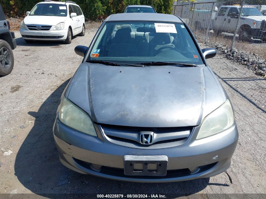 2004 Honda Civic Lx VIN: 2HGES16514H524642 Lot: 40225879