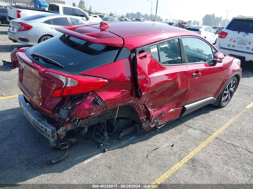 VIN NMTKHMBX4JR011132 2018 TOYOTA C-HR XLE PREMIUM