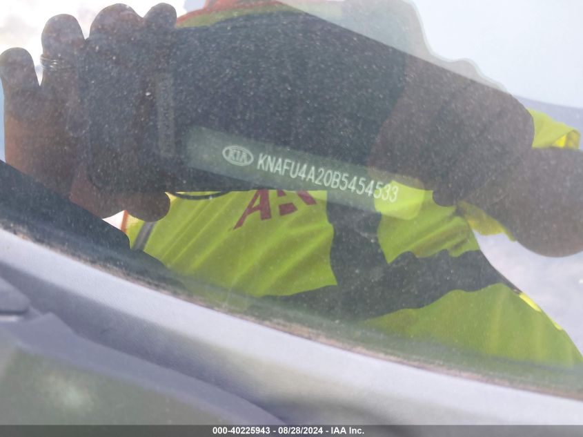 2011 Kia Forte Ex VIN: KNAFU4A20B5454533 Lot: 40225943