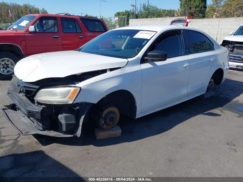 2012 Volkswagen Jetta 2.0L S VIN: 3VW2K7AJ6CM387560 Lot: 40226016