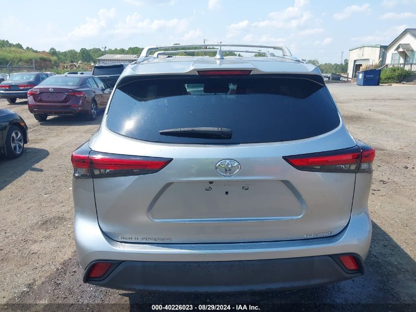 2021 Toyota Highlander Xle VIN: 5TDHZRBH7MS529416 Lot: 40226023