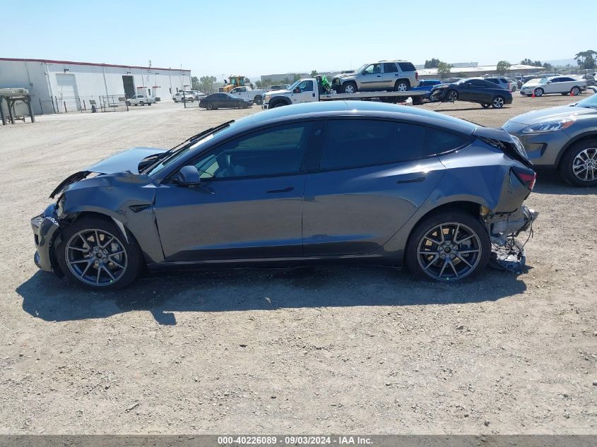 2022 Tesla Model 3 Long Range Dual Motor All-Wheel Drive VIN: 5YJ3E1EB9NF184247 Lot: 40226089