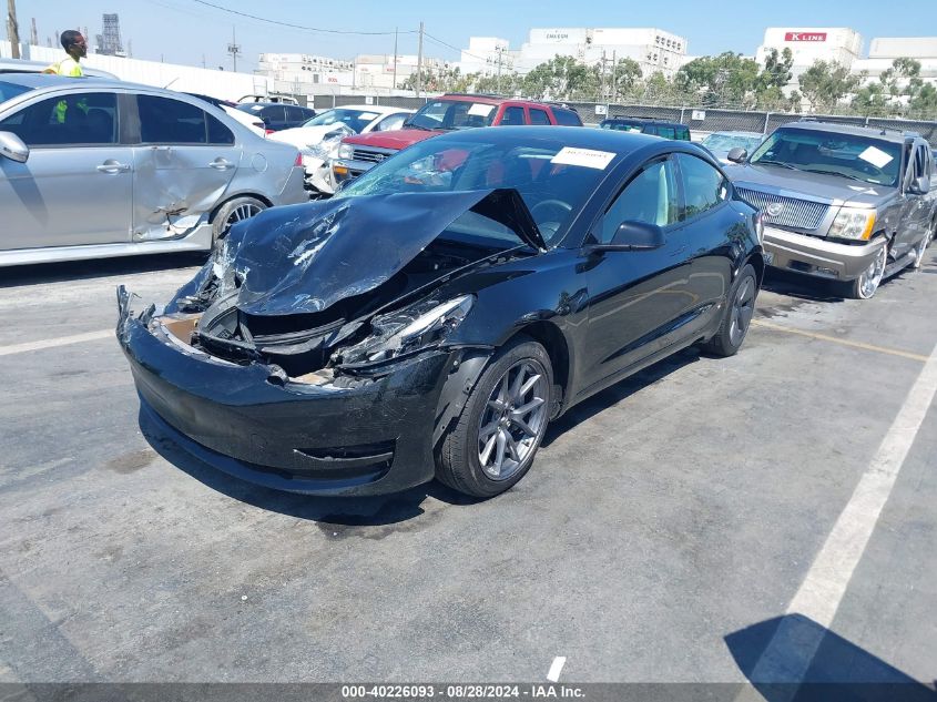 5YJ3E1EA8MF069418 2021 TESLA MODEL 3 - Image 2