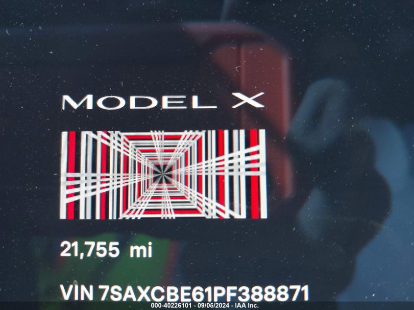 7SAXCBE61PF388871 2023 Tesla Model X