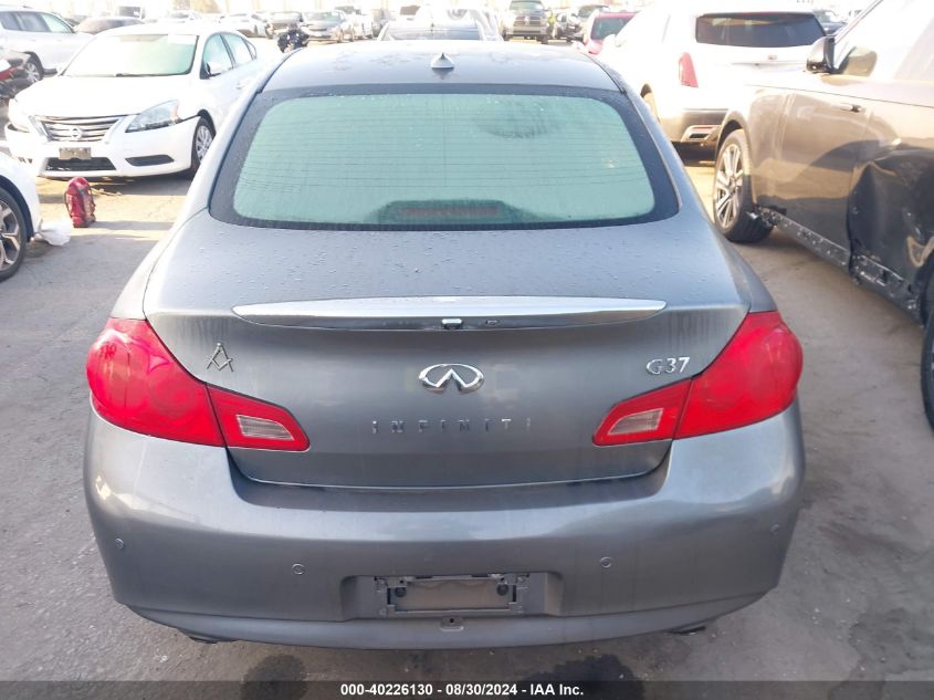 2012 Infiniti G37 Journey VIN: JN1CV6AP6CM623474 Lot: 40226130