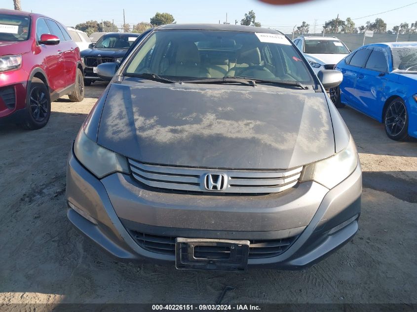 2010 Honda Insight Ex VIN: JHMZE2H75AS025289 Lot: 40226151