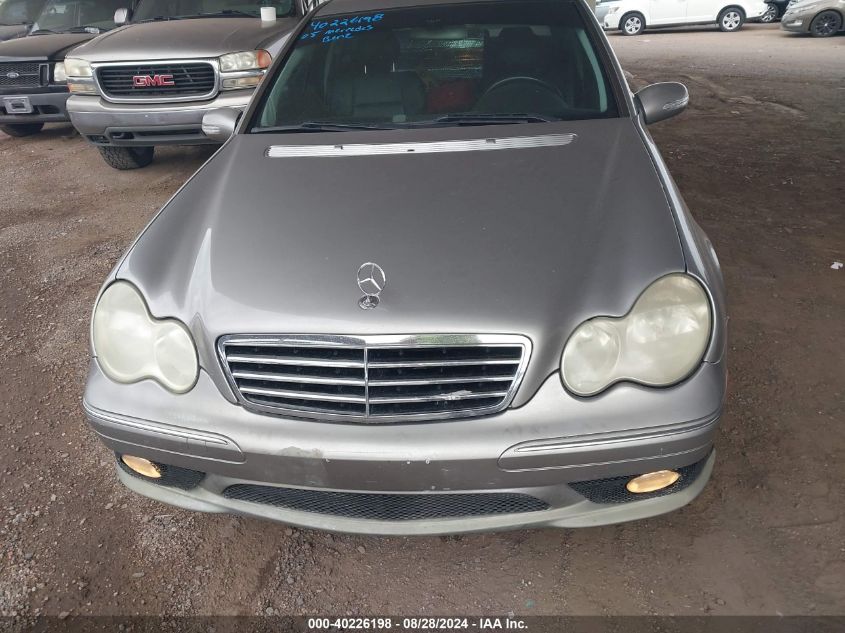 2005 Mercedes-Benz C 230 Kompressor Sport VIN: WDBRF40J15F616718 Lot: 40226198