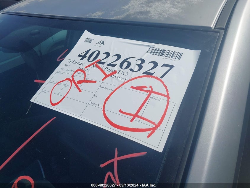 2013 MAZDA MAZDA3 I SPORT - JM1BL1UPXD1755735