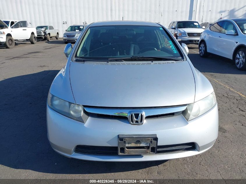 2007 Honda Civic Hybrid VIN: JHMFA36227S015372 Lot: 40226345