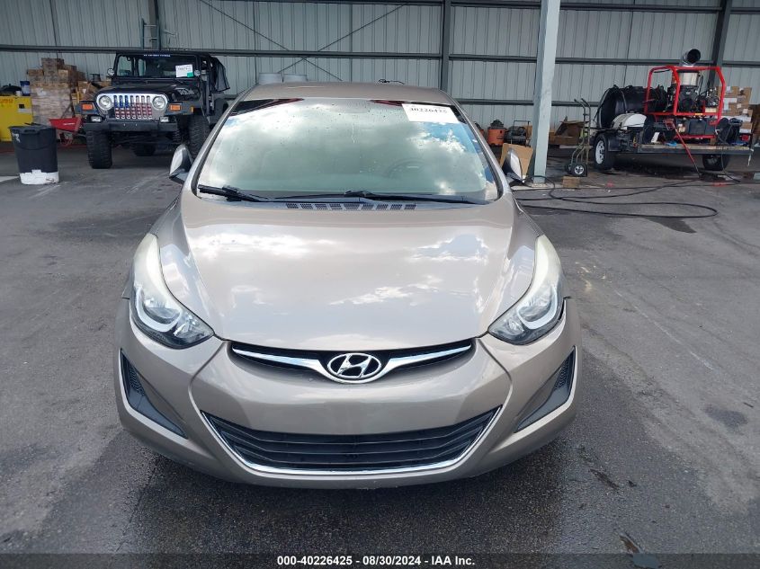 2014 Hyundai Elantra Se VIN: 5NPDH4AE2EH488874 Lot: 40226425