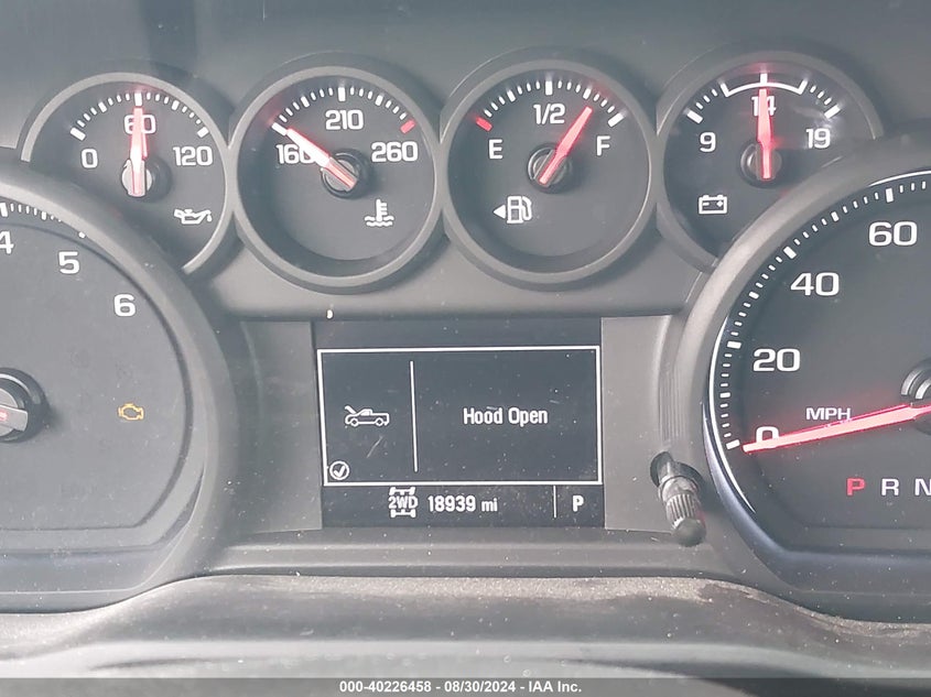 2022 CHEVROLET SILVERADO 1500 5.3L V-8 DI, VVT, 35(VIN: 3GCNDAED5NG526395