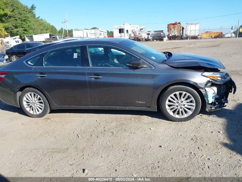 2015 Toyota Avalon Hybrid Xle Touring VIN: 4T1BD1EBXFU044565 Lot: 40226470