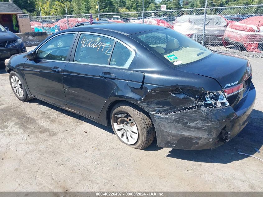 2012 Honda Accord 2.4 Lx VIN: 1HGCP2F30CA155430 Lot: 40226497