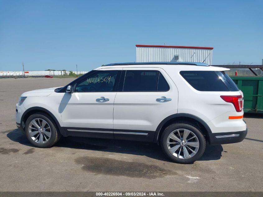 2018 Ford Explorer Limited VIN: 1FM5K8F81JGB79228 Lot: 40226504