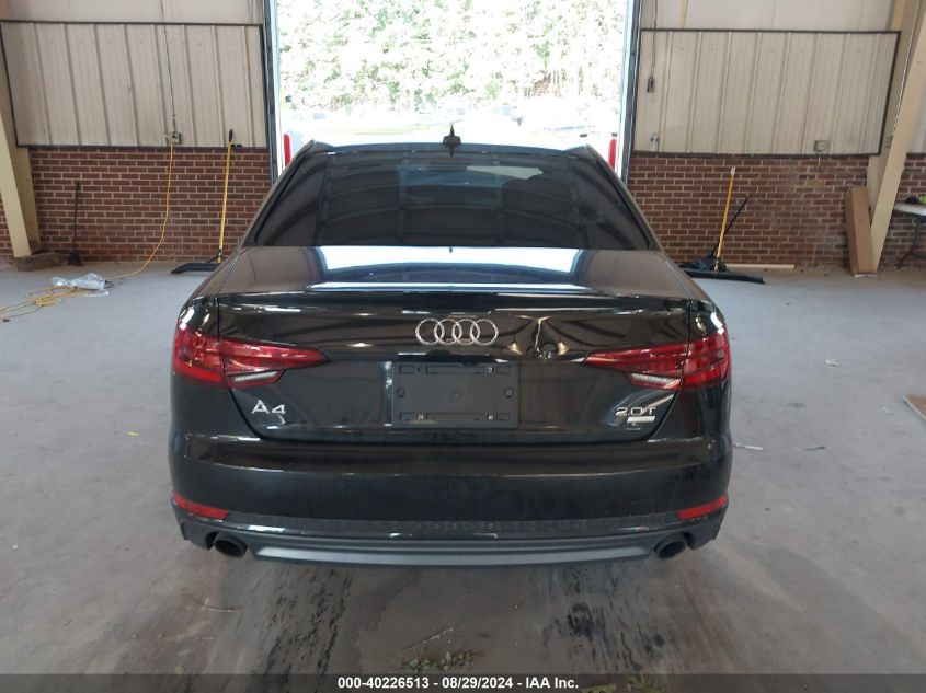 2018 AUDI A4 2.0T TECH ULTRA PREMIUM/2.0T ULTRA PREMIUM - WAUKMAF47JN000883