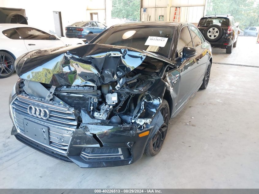 2018 AUDI A4 2.0T TECH ULTRA PREMIUM/2.0T ULTRA PREMIUM - WAUKMAF47JN000883