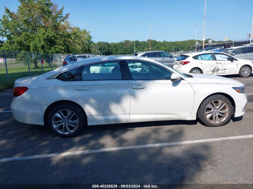 2018 Honda Accord Lx VIN: 1HGCV1F13JA261625 Lot: 40226529