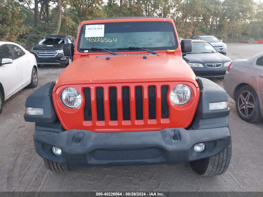 2018 Jeep Wrangler Unlimited Sport S 4X4 VIN: 1C4HJXDG6JW216336 Lot: 40226564